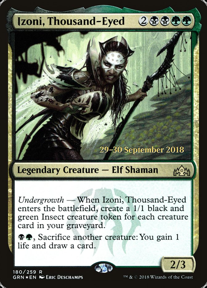 Izoni, Thousand-Eyed [Guilds of Ravnica Prerelease Promos] | Deep Dive Games St. Marys