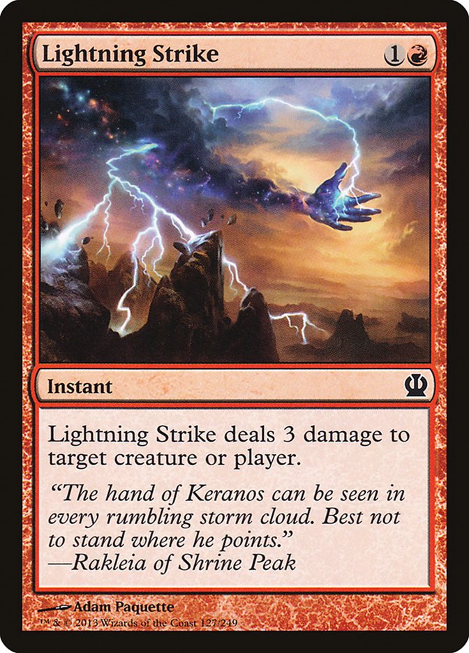 Lightning Strike [Theros] | Deep Dive Games St. Marys