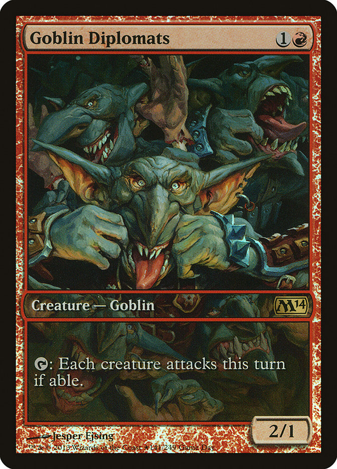 Goblin Diplomats (Game Day) [Magic 2014 Promos] | Deep Dive Games St. Marys