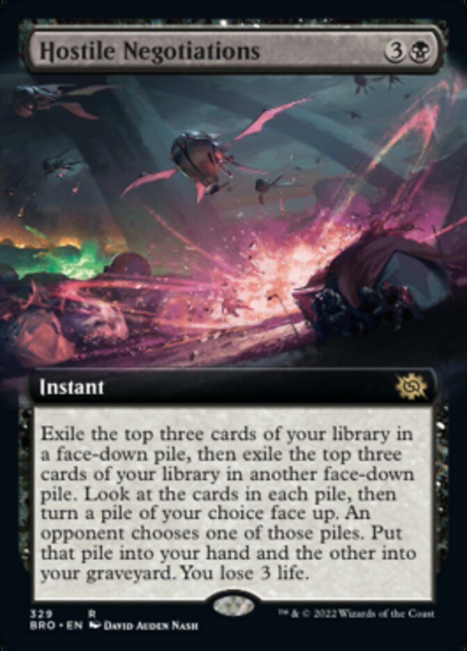 Hostile Negotiations (Extended Art) [The Brothers' War] | Deep Dive Games St. Marys