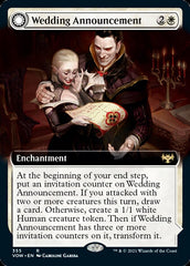 Wedding Announcement // Wedding Festivity (Extended Art) [Innistrad: Crimson Vow] | Deep Dive Games St. Marys