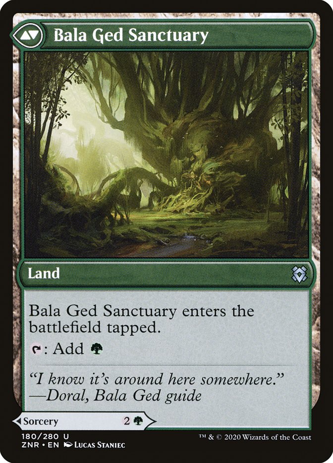 Bala Ged Recovery // Bala Ged Sanctuary [Zendikar Rising] | Deep Dive Games St. Marys