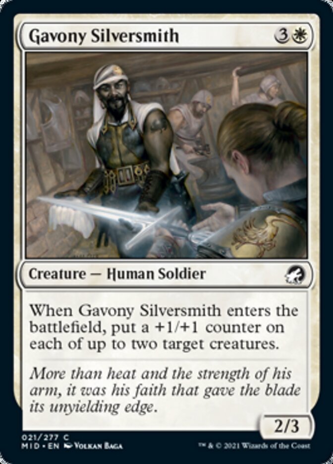 Gavony Silversmith [Innistrad: Midnight Hunt] | Deep Dive Games St. Marys