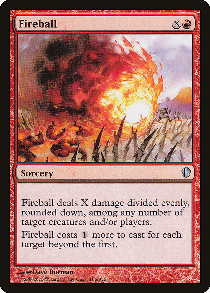Fireball [Commander 2013] | Deep Dive Games St. Marys