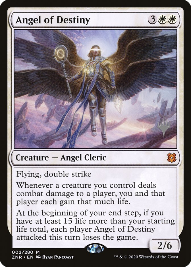 Angel of Destiny (Promo Pack) [Zendikar Rising Promos] | Deep Dive Games St. Marys