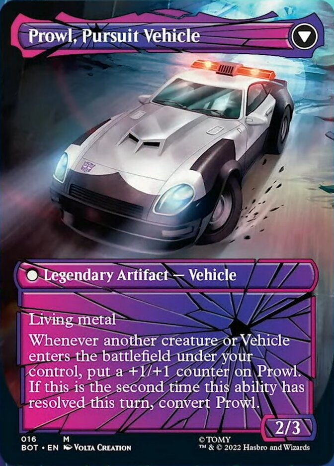 Prowl, Stoic Strategist // Prowl, Pursuit Vehicle (Shattered Glass) [Transformers] | Deep Dive Games St. Marys