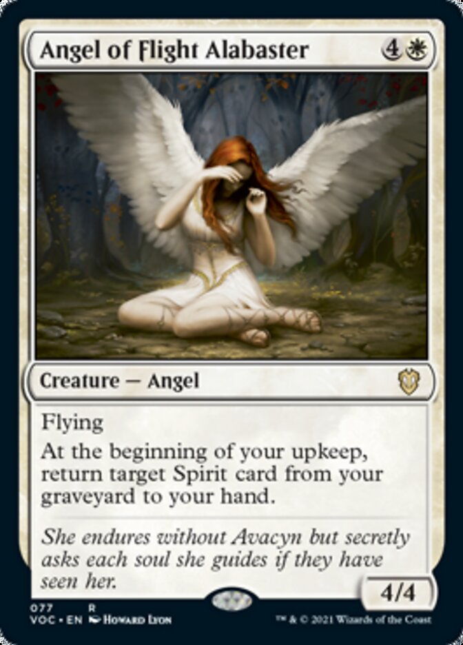 Angel of Flight Alabaster [Innistrad: Crimson Vow Commander] | Deep Dive Games St. Marys