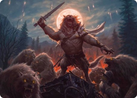 Tovolar, the Midnight Scourge 1 Art Card [Innistrad: Midnight Hunt Art Series] | Deep Dive Games St. Marys