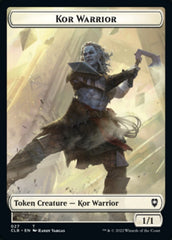 Kor Warrior // Treasure Double-Sided Token [Commander Legends: Battle for Baldur's Gate Tokens] | Deep Dive Games St. Marys