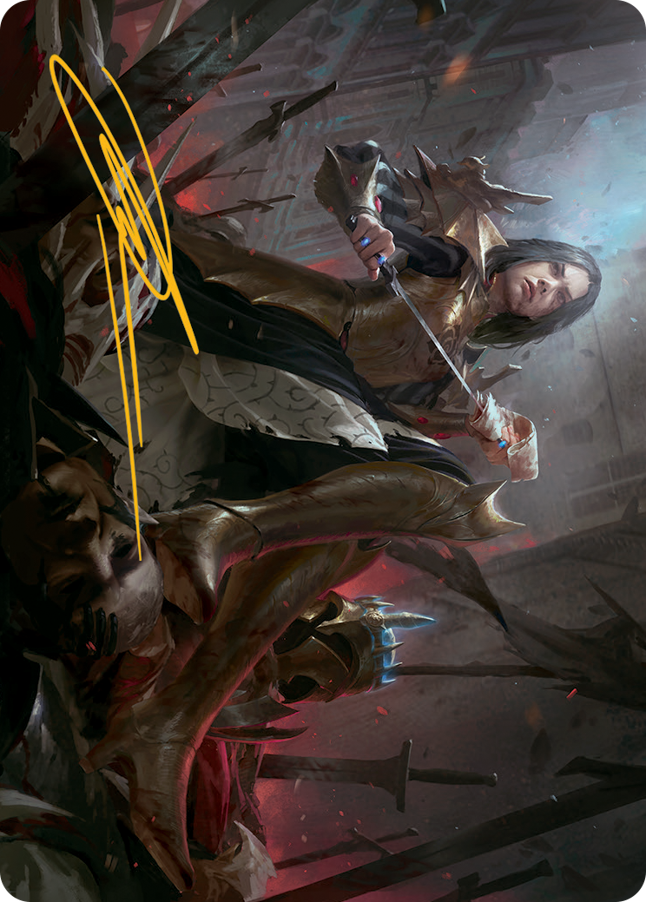 Marchesa, Resolute Monarch Art Card (Gold-Stamped Signature) [March of the Machine Art Series] | Deep Dive Games St. Marys