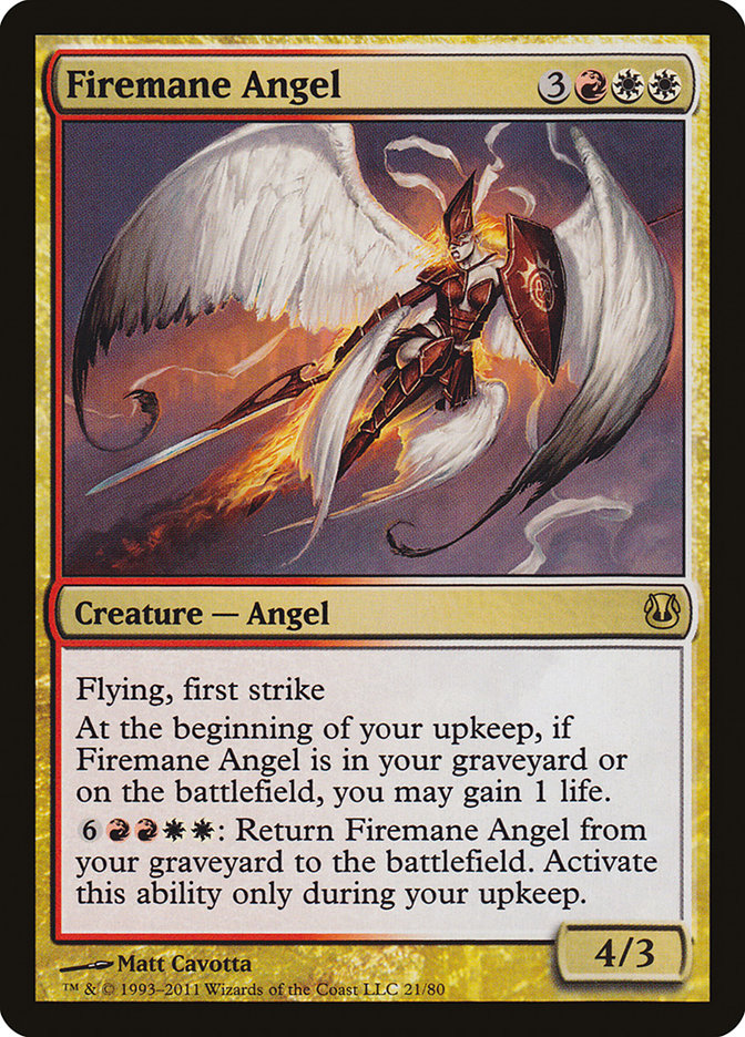 Firemane Angel [Duel Decks: Ajani vs. Nicol Bolas] | Deep Dive Games St. Marys