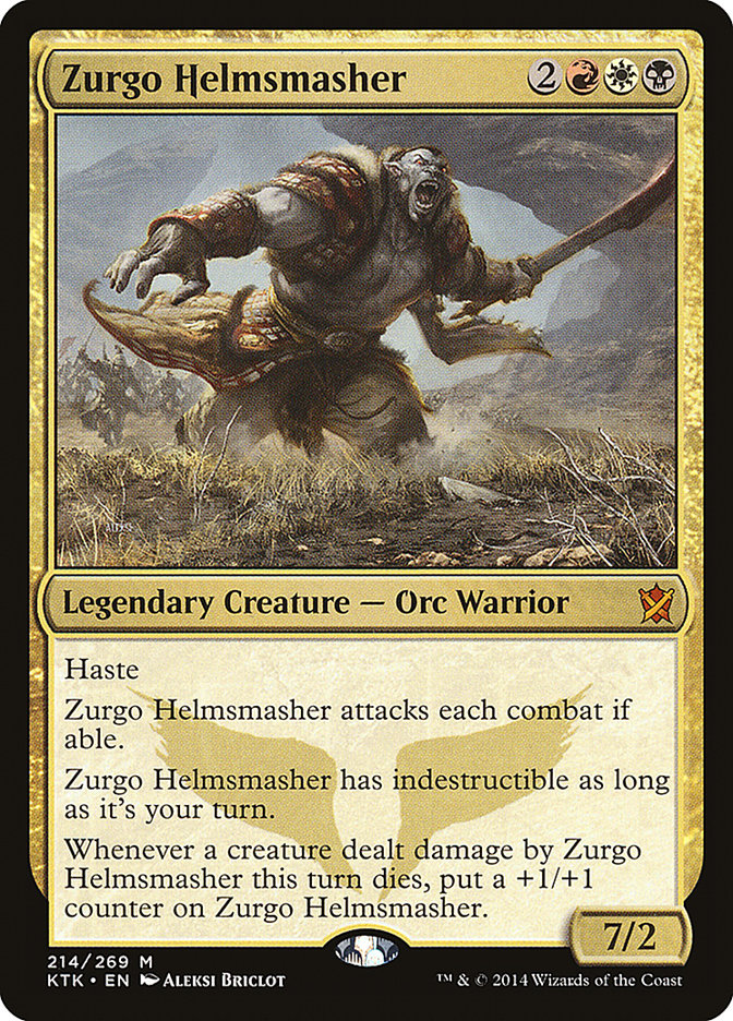 Zurgo Helmsmasher [Khans of Tarkir] | Deep Dive Games St. Marys