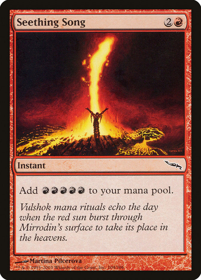 Seething Song [Mirrodin] | Deep Dive Games St. Marys