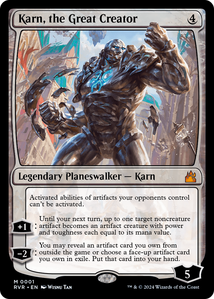 Karn, the Great Creator [Ravnica Remastered] | Deep Dive Games St. Marys