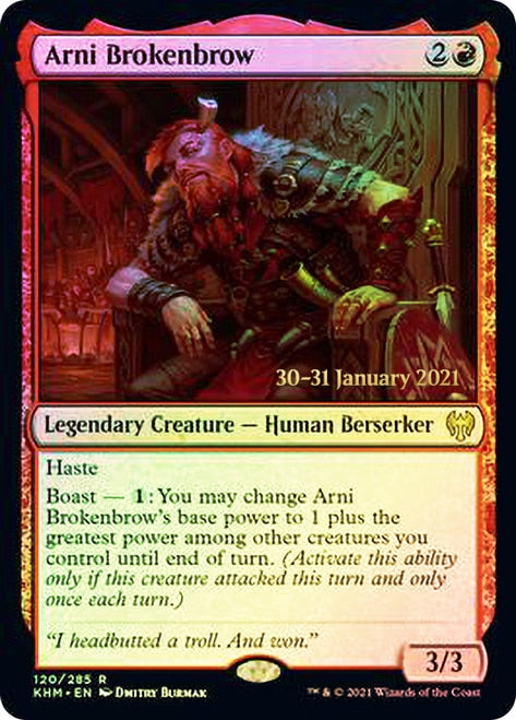 Arni Brokenbrow [Kaldheim Prerelease Promos] | Deep Dive Games St. Marys