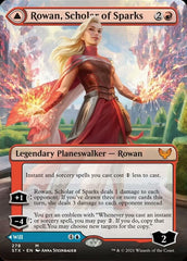 Rowan, Scholar of Sparks // Will, Scholar of Frost (Borderless) [Strixhaven: School of Mages] | Deep Dive Games St. Marys