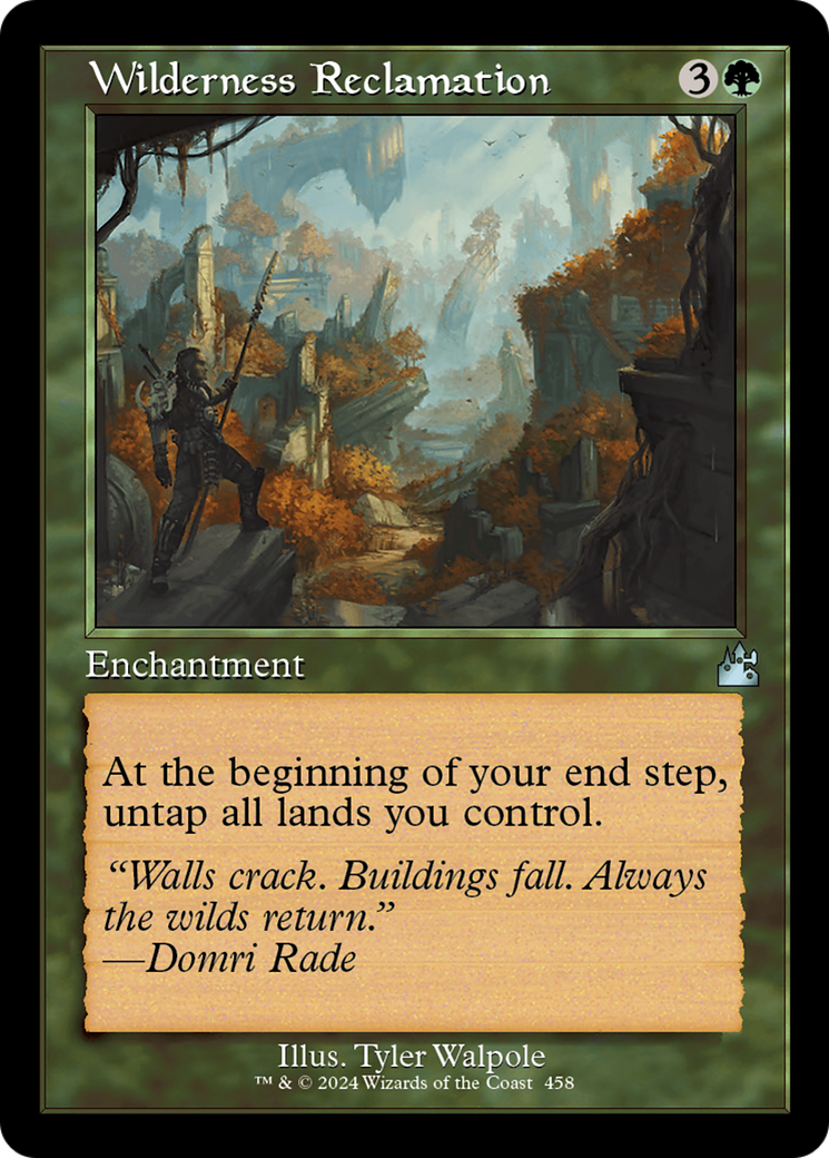 Wilderness Reclamation [Ravnica Remastered] | Deep Dive Games St. Marys