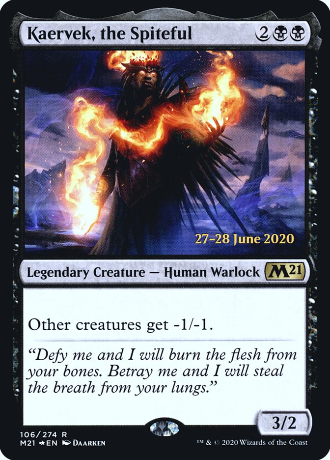 Kaervek, the Spiteful [Core Set 2021 Prerelease Promos] | Deep Dive Games St. Marys