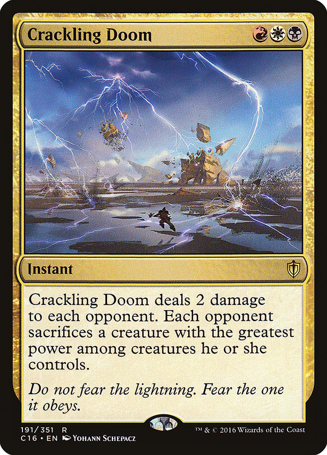 Crackling Doom [Commander 2016] | Deep Dive Games St. Marys