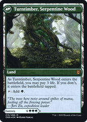 Turntimber Symbiosis // Turntimber, Serpentine Wood [Zendikar Rising Prerelease Promos] | Deep Dive Games St. Marys