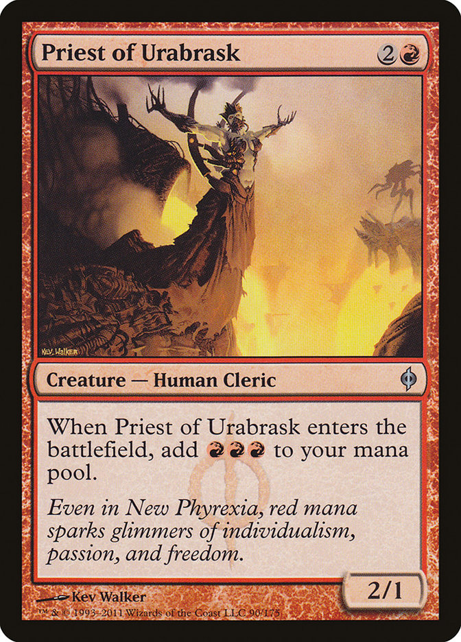 Priest of Urabrask [New Phyrexia] | Deep Dive Games St. Marys