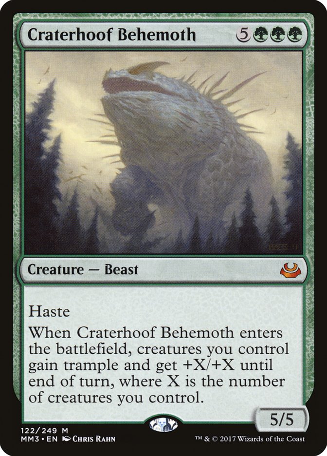 Craterhoof Behemoth [Modern Masters 2017] | Deep Dive Games St. Marys