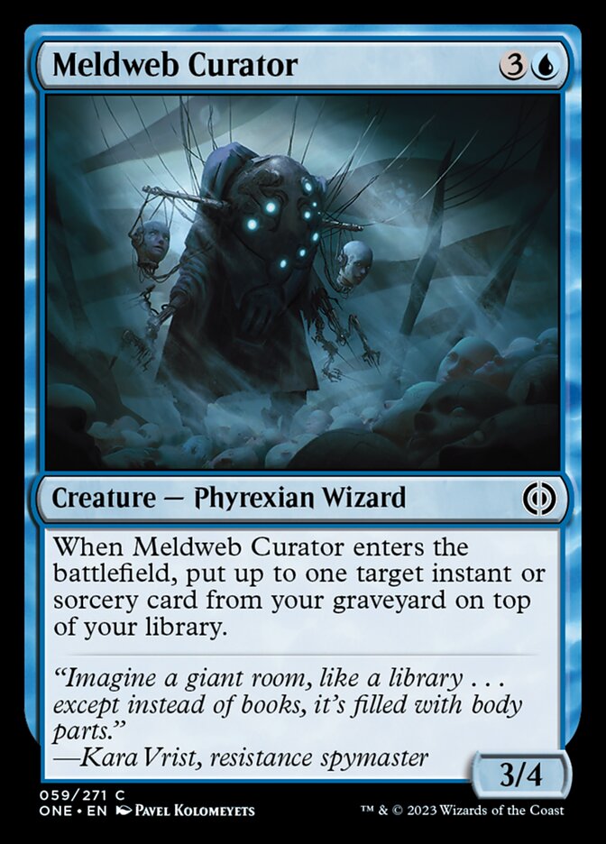 Meldweb Curator [Phyrexia: All Will Be One] | Deep Dive Games St. Marys