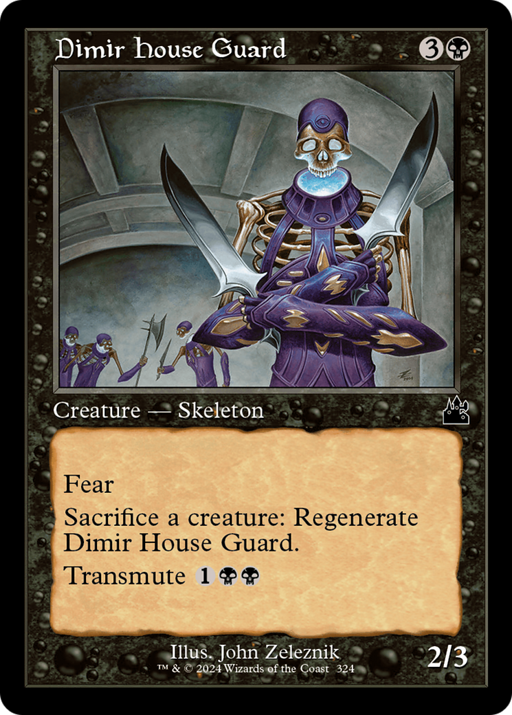 Dimir House Guard (Retro Frame) [Ravnica Remastered] | Deep Dive Games St. Marys