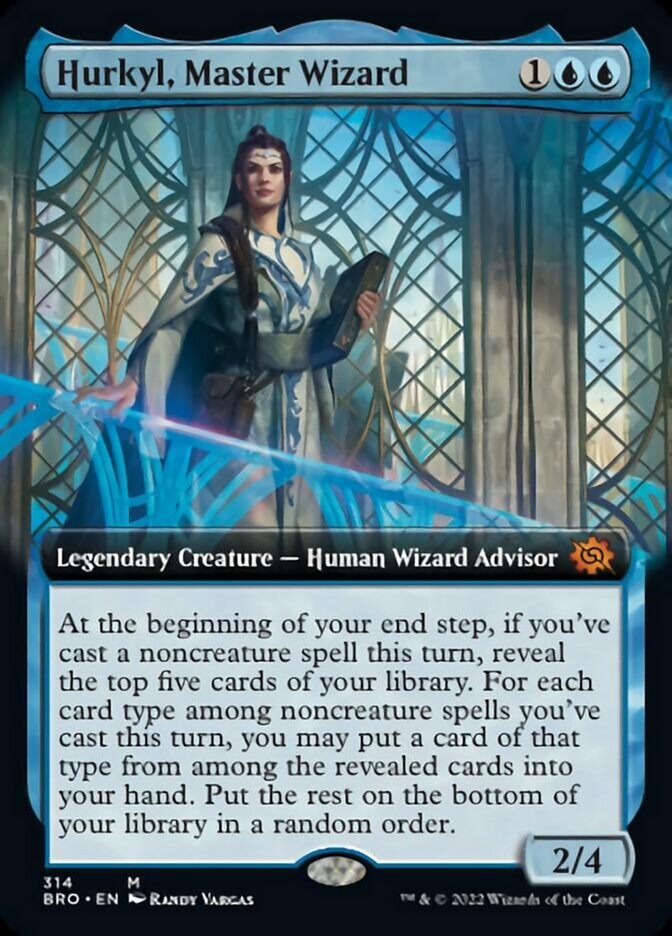 Hurkyl, Master Wizard (Extended Art) [The Brothers' War] | Deep Dive Games St. Marys