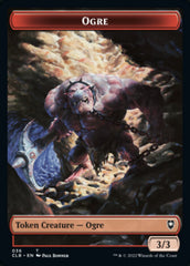 Boar // Ogre Double-Sided Token [Commander Legends: Battle for Baldur's Gate Tokens] | Deep Dive Games St. Marys