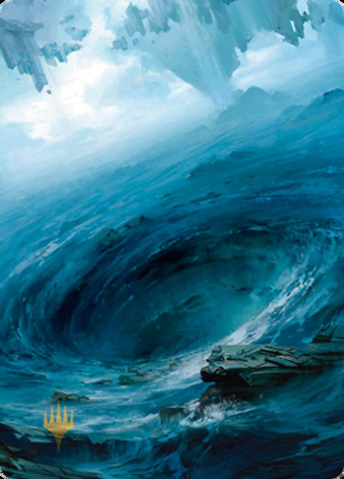 Island 3 Art Card (Gold-Stamped Signature) [Zendikar Rising Art Series] | Deep Dive Games St. Marys