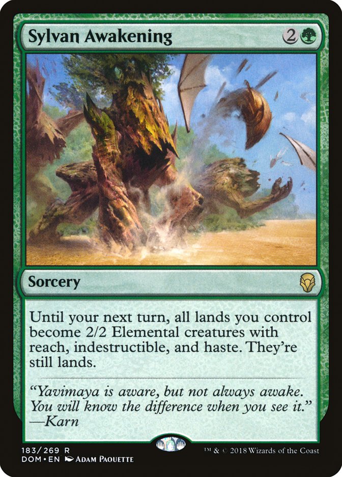 Sylvan Awakening [Dominaria] | Deep Dive Games St. Marys