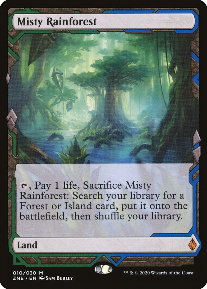 Misty Rainforest (Expeditions) [Zendikar Rising Expeditions] | Deep Dive Games St. Marys