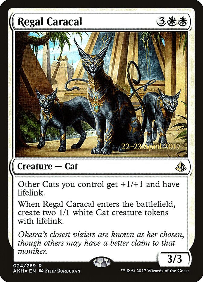 Regal Caracal [Amonkhet Prerelease Promos] | Deep Dive Games St. Marys