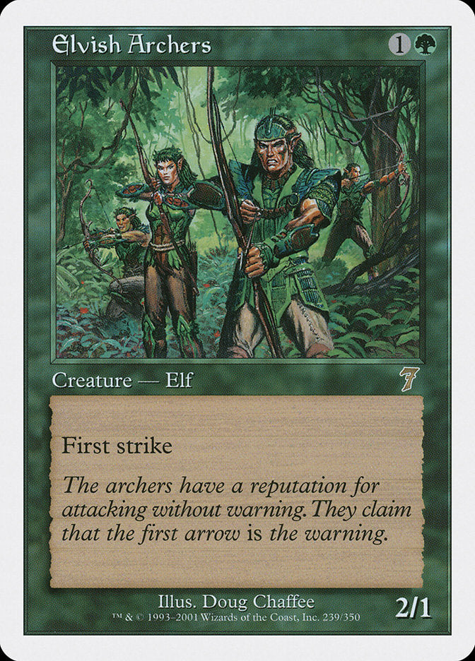 Elvish Archers [Seventh Edition] | Deep Dive Games St. Marys