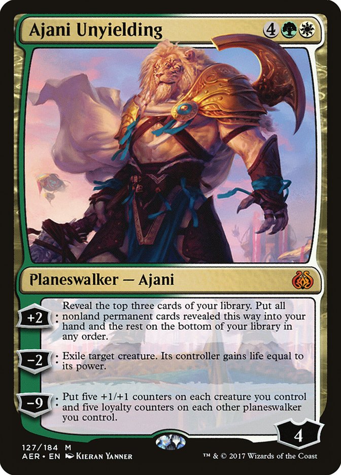 Ajani Unyielding [Aether Revolt] | Deep Dive Games St. Marys