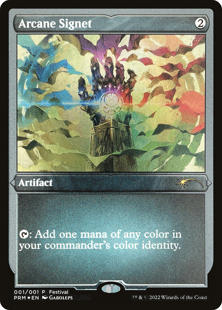 Arcane Signet (Foil Etched) [30th Anniversary Promos] | Deep Dive Games St. Marys