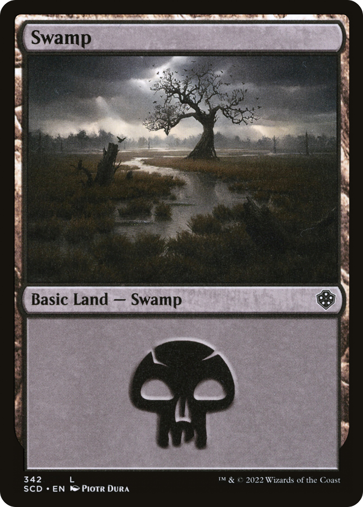 Swamp (342) [Starter Commander Decks] | Deep Dive Games St. Marys