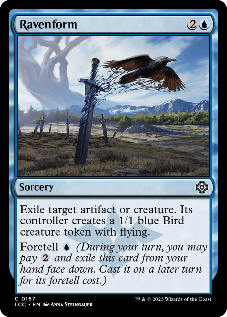 Ravenform [The Lost Caverns of Ixalan Commander] | Deep Dive Games St. Marys