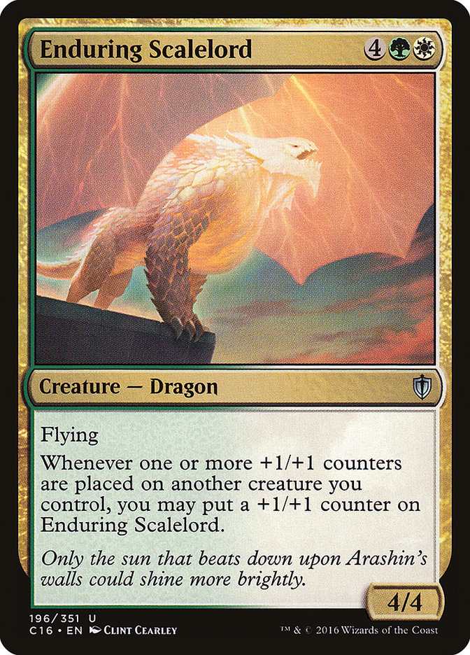 Enduring Scalelord [Commander 2016] | Deep Dive Games St. Marys