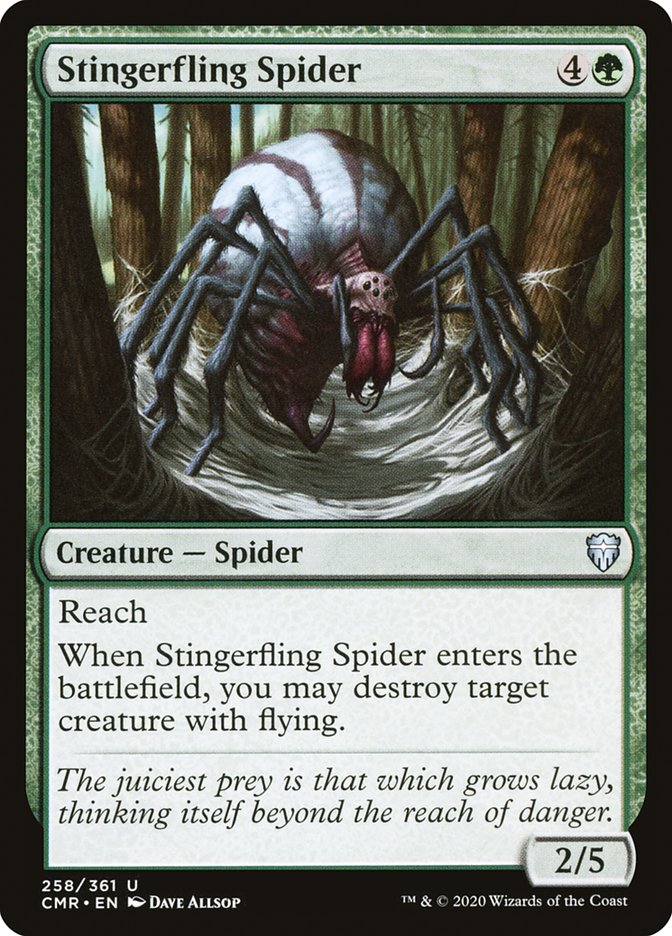 Stingerfling Spider [Commander Legends] | Deep Dive Games St. Marys