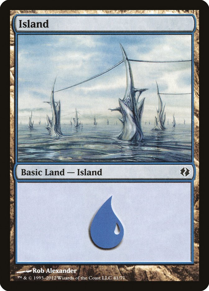 Island (41) [Duel Decks: Venser vs. Koth] | Deep Dive Games St. Marys