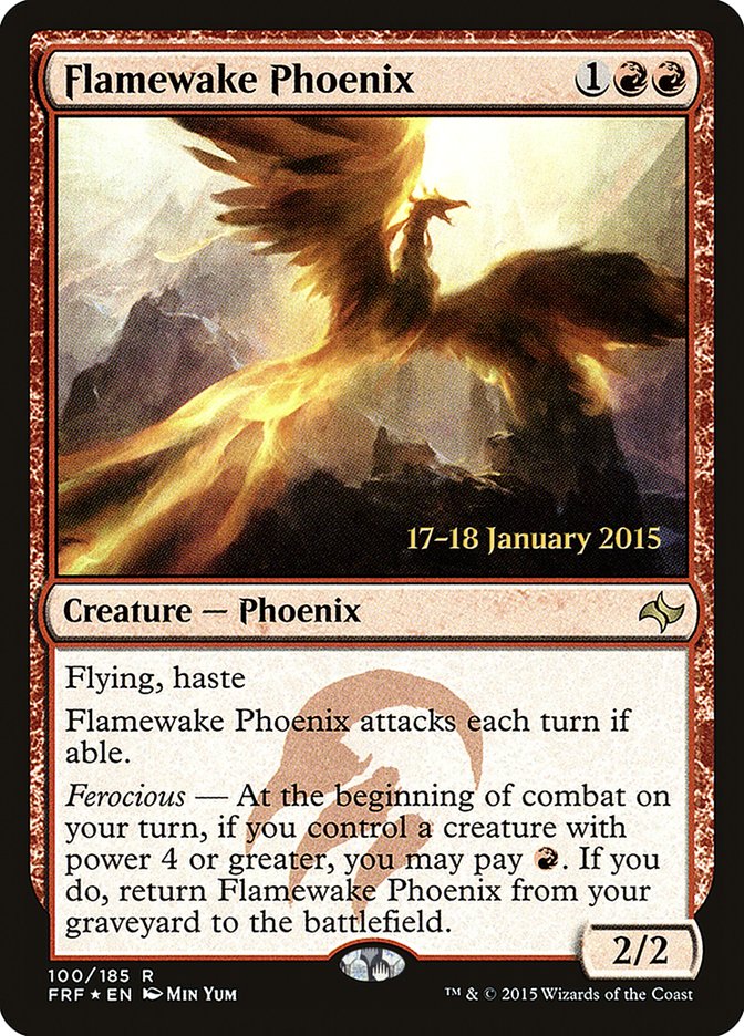 Flamewake Phoenix [Fate Reforged Prerelease Promos] | Deep Dive Games St. Marys