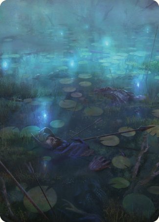 The Dead Marshes Art Card [The Lord of the Rings: Tales of Middle-earth Art Series] | Deep Dive Games St. Marys