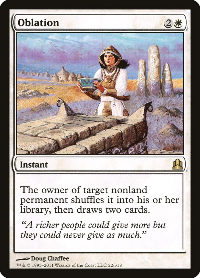 Oblation [Commander 2011] | Deep Dive Games St. Marys