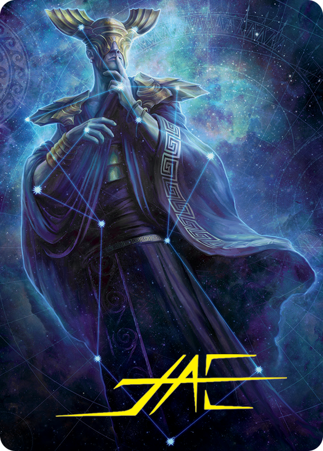 Atris, Oracle of Half-Truths Art Card (Gold-Stamped Signature) [March of the Machine Art Series] | Deep Dive Games St. Marys