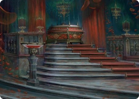 Edgar Markov's Coffin Art Card [Innistrad: Crimson Vow Art Series] | Deep Dive Games St. Marys