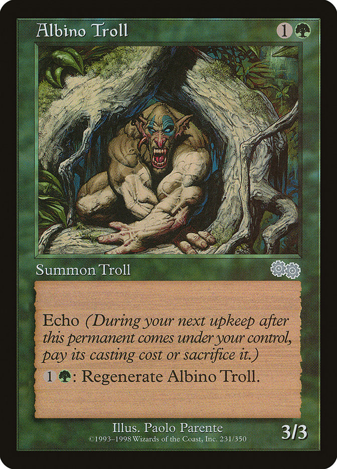 Albino Troll [Urza's Saga] | Deep Dive Games St. Marys