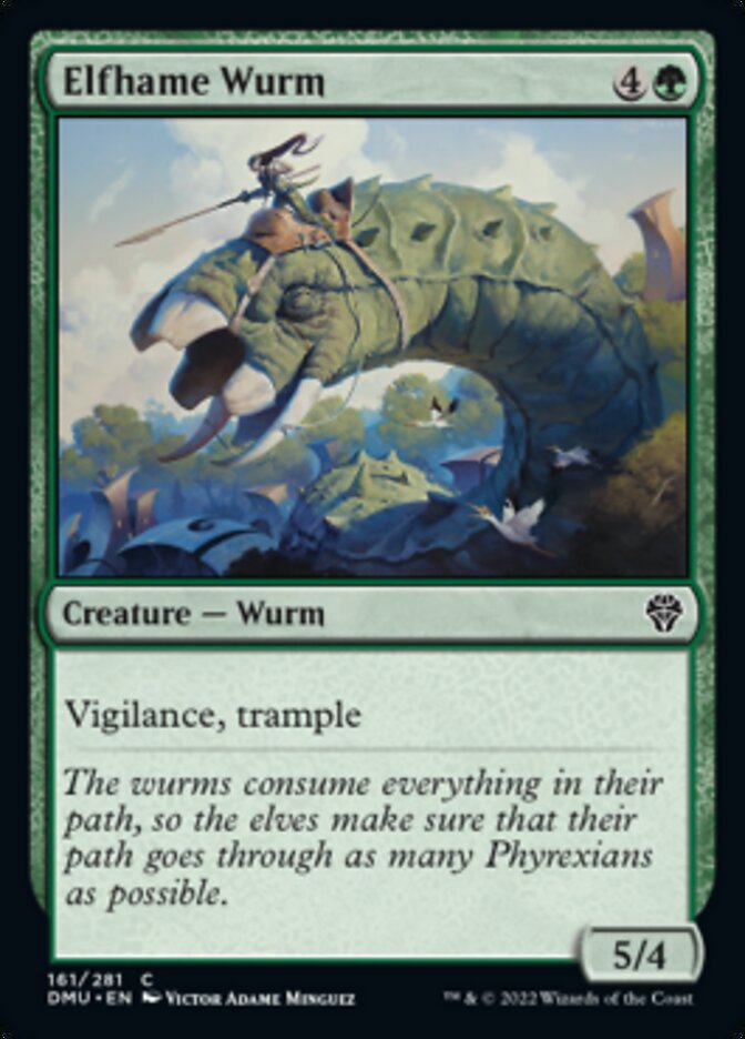 Elfhame Wurm [Dominaria United] | Deep Dive Games St. Marys