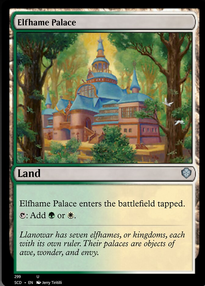 Elfhame Palace [Starter Commander Decks] | Deep Dive Games St. Marys